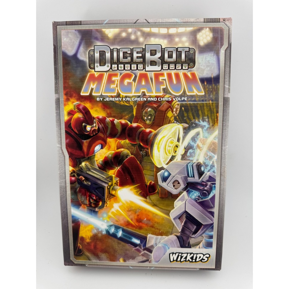 WizKids DiceBot MegaFun Board Game‎ Robot Combat Strategy Dice Game 2-4 Players